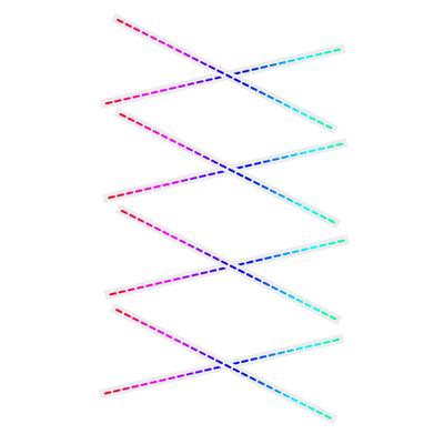 Anneome 8pcs Glow In the Dark Rim Decoration Sticker Reflective Tape Car Vinyl Car