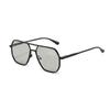 New Metal Polarized Double Beam Pochromic Sunglasses for Men Drive Night Vision Glasses Fashion Shade for Men Women