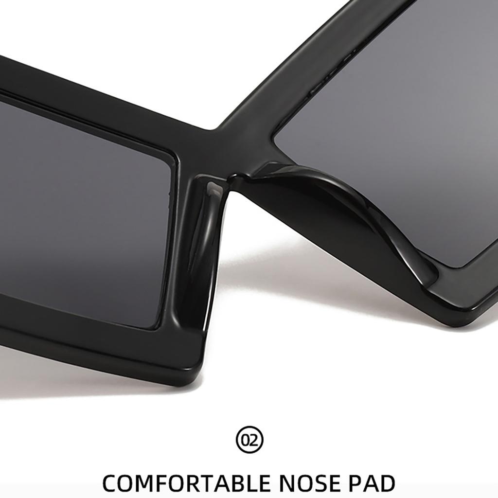 1/6 Stück-Zukunfts-Technologie-Sinn Brille Persönlichkeit Motorrad Wind Großrahmen Sonnenbrille Übertriebene Moderne Sonnenbrille