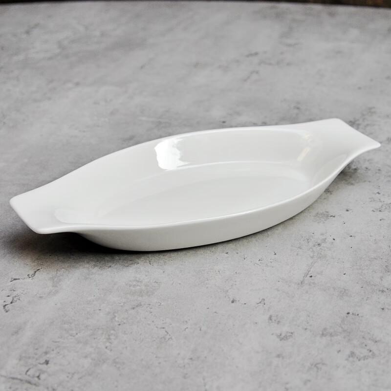 Melamine Boat-Shaped Serving Plate