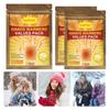 10-20PCS Body Heat Warmer Insole Foot Heat Self Heating Warm Paste Multifunctional Disposable Adhesive Warmer Heating Pad Winter