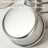 Stainless Steel Fresh-keeping Bowl With Lid Hot Selling  Round Box Food Refrigerated Fruit Vegetable Fresh-keeping Box 500 Ml