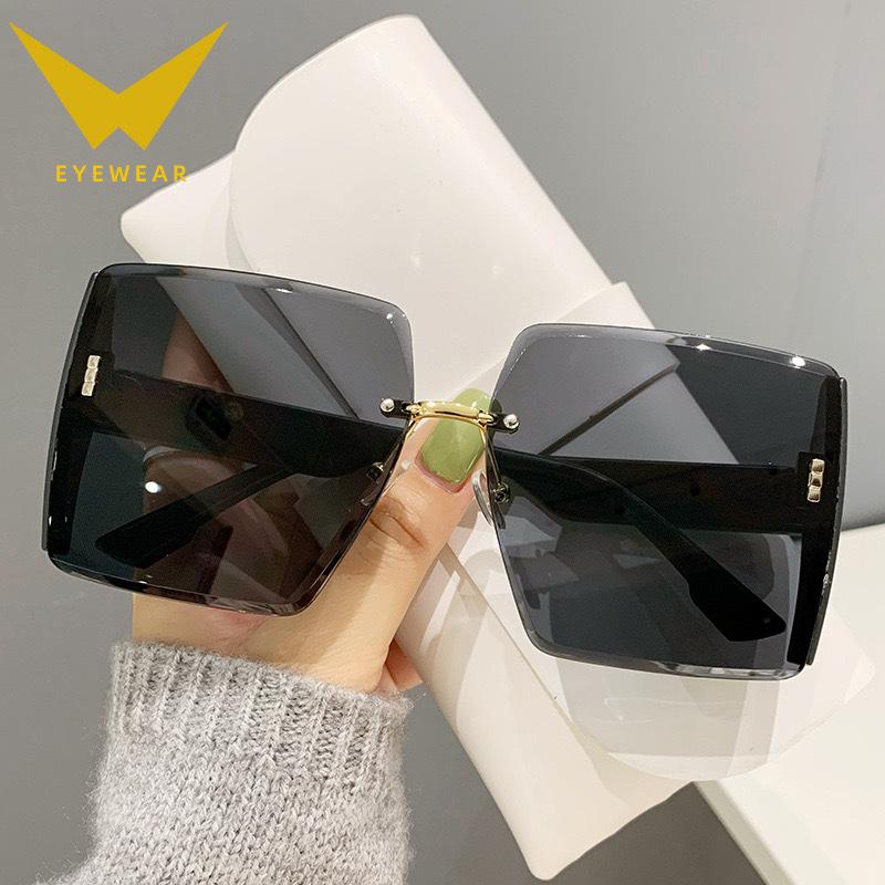 

Солнцезащитные очки Женские Легкие Роскошные Безободковые Очки С Защитой от УФ-лучей Высококлассные Персонализированные Солнцезащитные очки