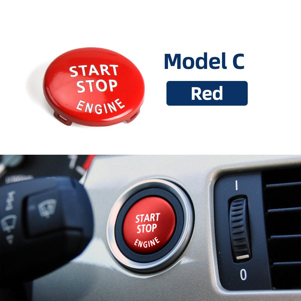 LHD Car Accessories 61319153831 Engine Ignition Start Stop Push Switch OFF Button Cover For BMW X3 X4 Series F25 F26
