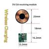 Wireless Charger Transmitter Receiver Module 5V 1A Fast Charge Circuit Board for  Compatible DIY Project Development