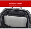 Herrenrucksack aus echtem Leder: Leichte, geräumige, Business Casual Computertasche