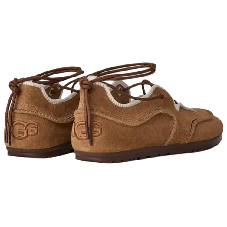 UGG Quill Balerinki Sportowe Kasztanowe Damskie Trampki Brązowe 1184790-CHE