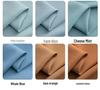 2025 Dual-Sided Blackout Curtains - Rice Grain & Pea Cotton for Living Room, Bedroom, Balcony