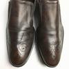 TOD'S Größe 9 (27,5 cm) Braun Hergestellt in Italien Slipper Vamp Business Schuhe Herren(GEBRAUCHT)