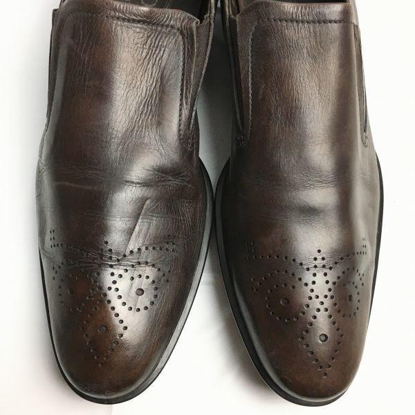 TOD'S Größe 9 (27,5 cm) Braun Hergestellt in Italien Slipper Vamp Business Schuhe Herren(GEBRAUCHT)
