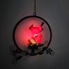 Solar Powered Red Birds Windchime Light Pendant Charming Landscapes Decorative Light For Outdoor Garden