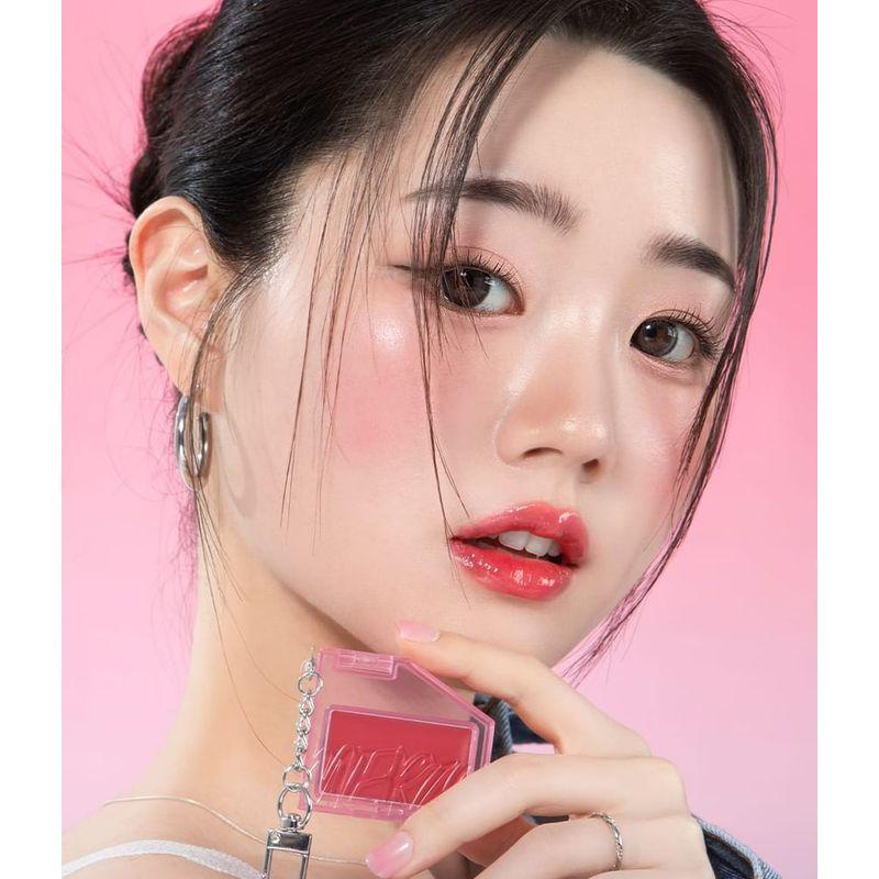 MERZY Let's Wearing Lip & Cheek Keyring - 8 Colors