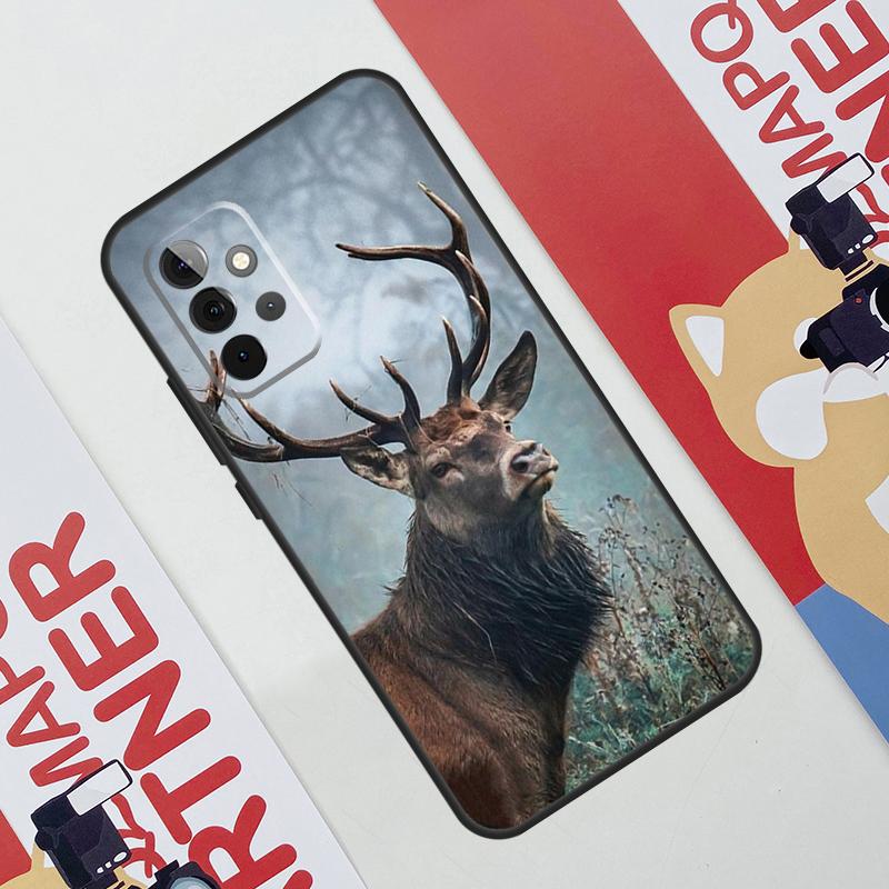 Deer Case For Samsung Galaxy A53 A16 A26 A36 A56 A55 A35 A15 A52 A32 A12 A33 A13 A14 A34 A54 A17