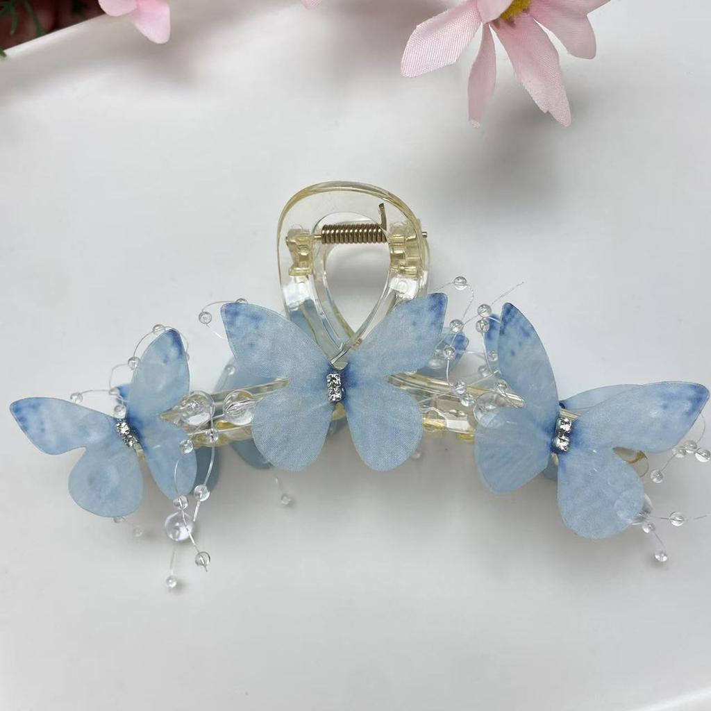 Large French Temperament Butterfly Claw Clip for Women and Girls