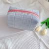Simpatico Astuccio da Trucco in Peluche per Donne Portatile da Viaggio Piccoli Beauty Case Monocromatico con Cerniera Borsa da Toilette Pochette per il Lavaggio Borse Portaoggetti