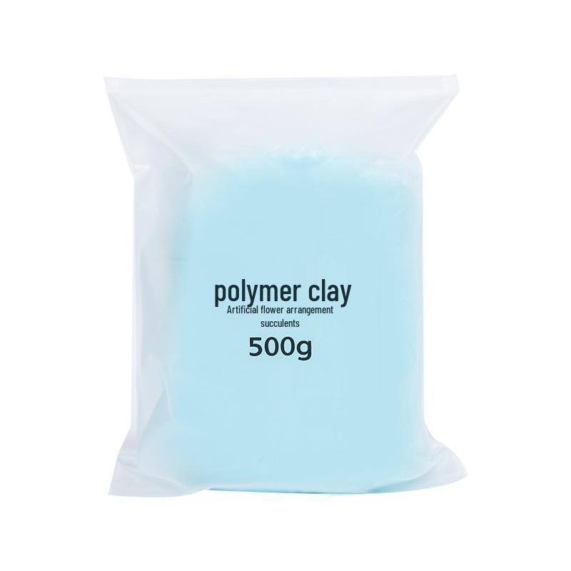 34-Color 500g Translucent Malleable Polymer Resin Clay for Simulation Dolls and Food Toys