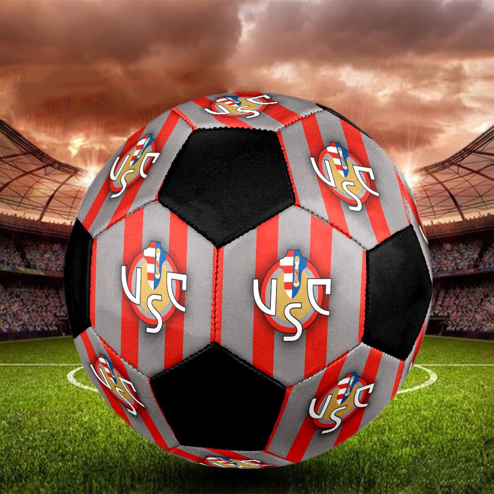 US Cremonese Indoor Soccer Ball Colorful Machine Stitched PVC Size 5 Team Training Competition Ready Durable High-Bounce Cool Sports Gift