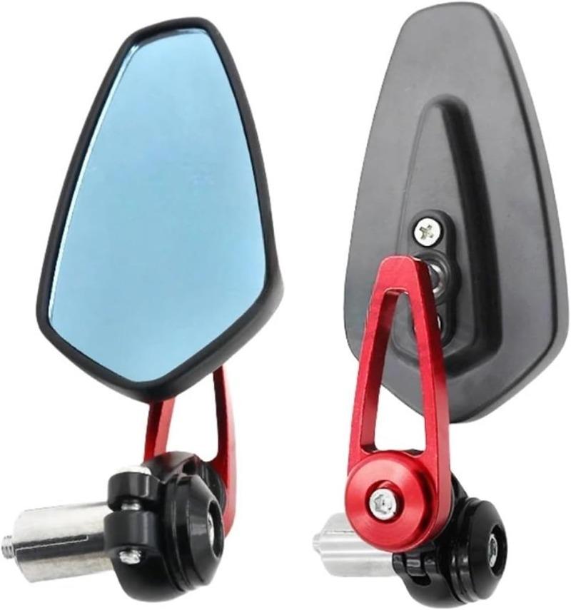 1 Pair 7/8" 22mm Motorcycle Rearview Mirrors Universal Scooter Bar End Handlebar Mirror Rear View Mirror Accessories