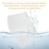 Oversized Bathtub Filter Net Replacement Mesh Bag Suitable for Multiple Models Quick Releasing Design Easy Cleaning
