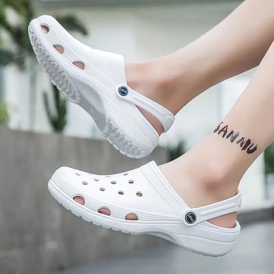 Fashion Slides Men's Shoe Mules Soft Eva Hole Sabot Platform Half Male Slipper 2025 Fashion Designer Luxury High Quality Style Clappers