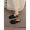 Hand-woven hollow breathable bag head half slippers women's summer sandals women's hole shoes platform women's shoes