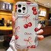 Summer Fruit Blue Berry Cherry Print Phone Case for IPhone 16 15 14 13 11 12 Mini Pro Max 16e X XS XR 7 8 Plus SE2 Clear Cover