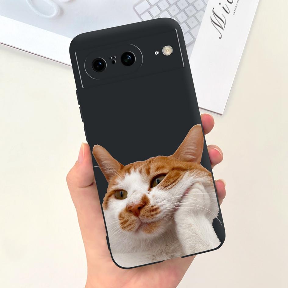 For Google Pixel 8 Pro Case GC3VE G1MNW Soft Silicone Rubber Protector Cover For Google Pixel 8 8A Bumper Pixel8 8Pro Phone Case