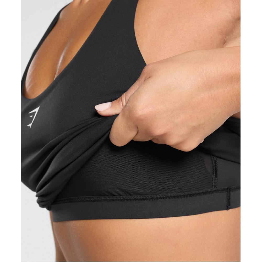 Gymshark Everyday Racer Back Tank With Shelf Black B8a7p Bb2j