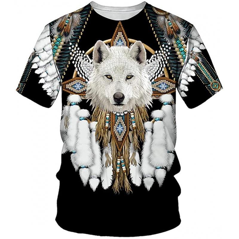 Sommer Rundhals bedrucktes Kurzarm Freizeit-Top Herren Damen T-Shirt