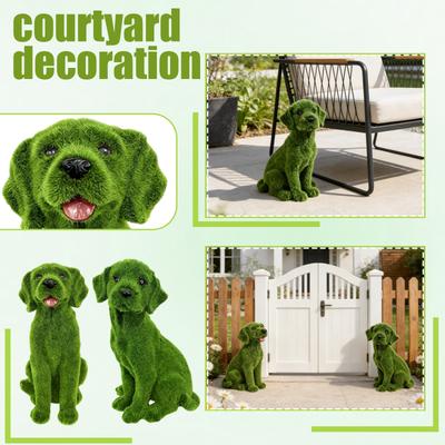 Garden  Dog Figurines, Realistic  Dog Figurine Decorations, Creative Fun Courtyard Decorations