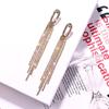 S925 Silver Needle Full Diamond Long Tassel Earrings - European & American Fashion, Exaggerated Celebrity Style Dangle Earrings for Women