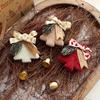 Exquisite Christmas Tree Pendants Hanging Design Xmas Plush Decor Stylish Bell Pendant  New Year