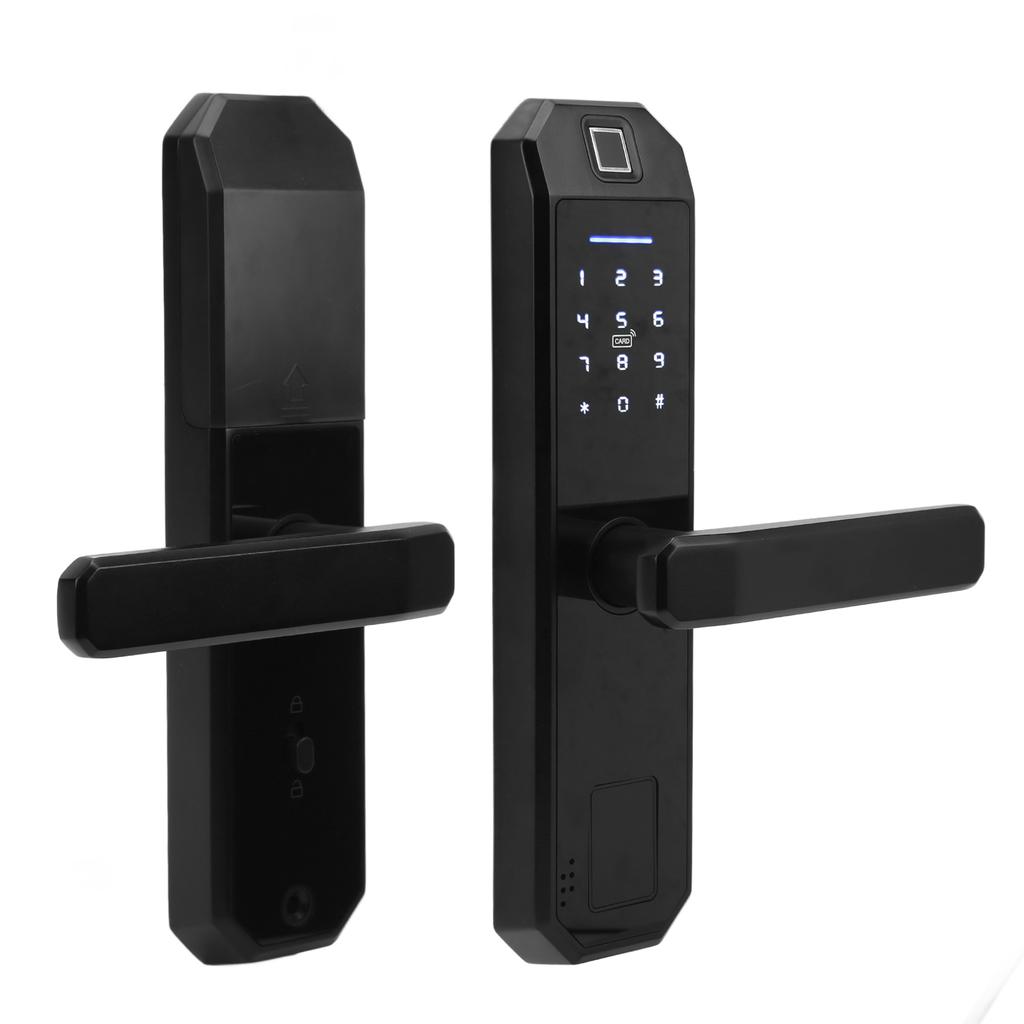 Smart Keyless Entry Door Lock Password Biometric Fingerprint Card Key Lock for Office Home Security