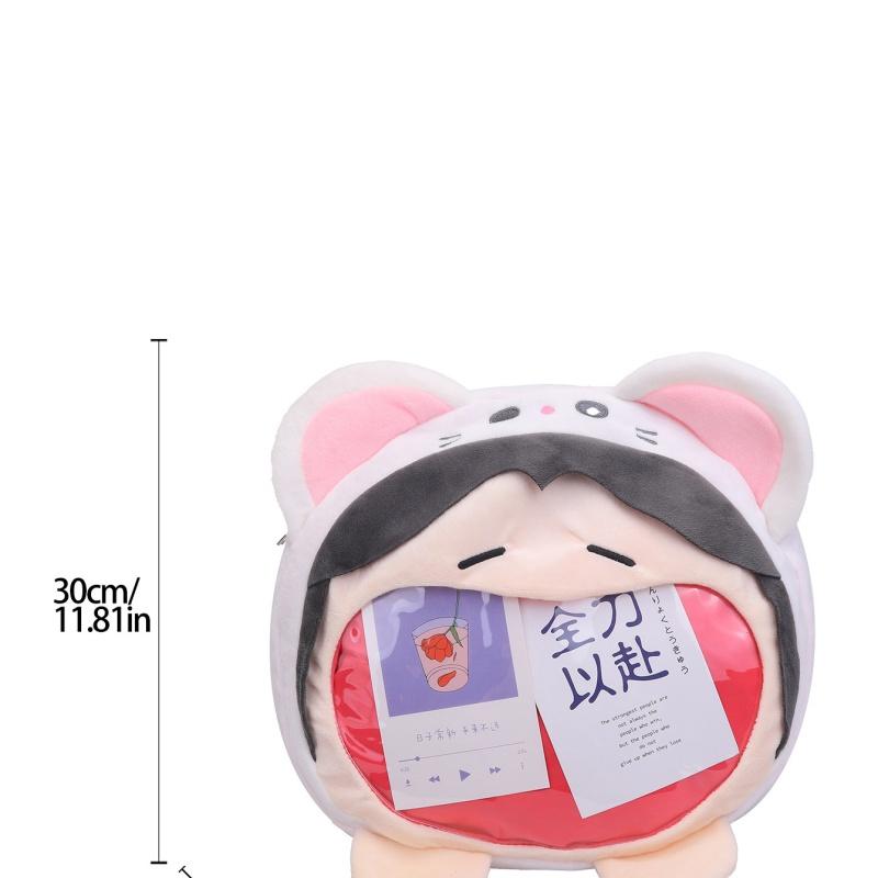 Anime Heaven Official'S Blessing Tian Guan Ci Fu Xie Lian Hua Cheng Pluche Lachend Itabag Poppen Display Rugzak Oortelefoon Opberging 33cm