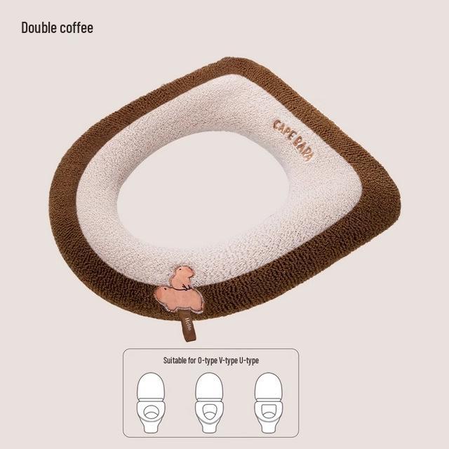 

Толстая подушка для сиденья унитаза с полным обхватом для всех сезонов Detachable Washable - Non-deformable