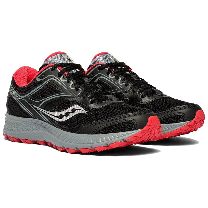 SAUCONY Cohesion TR Polymer 12 Running Shoes Women's Black Red S10475-2
