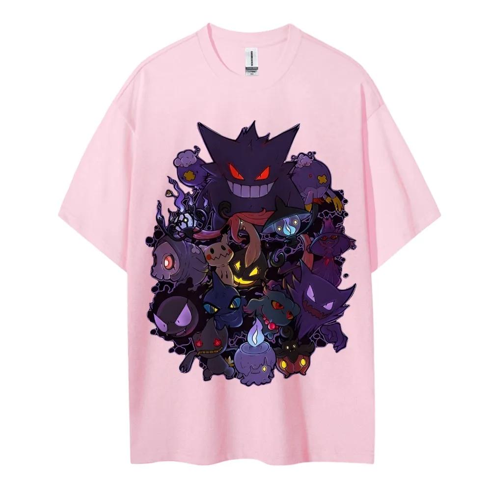 

Pokemon Tshirt Mens Pure Cotton Casual Round Neck Tshirt Short Sleeve Clothing Summer Sports Casual Short Sleeve Top 4XL