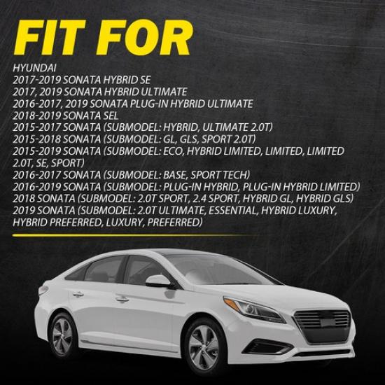 Exterior Door Handles Chrome Rear Passenger Right for Sonata Hyundai 2015-2018