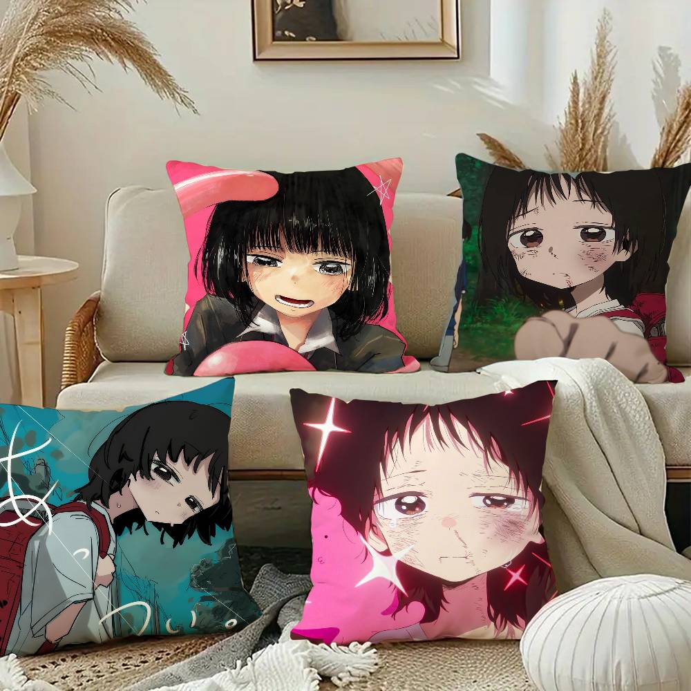 Shizuka Classic Anime Takopis Original Sin CUTE Pillow Case Square Pillow Bedroom Sofa Leisure Comfort Cushion Home Decoration