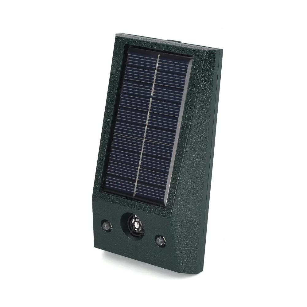 

Ultrasonic bird repeller waterproof pigeon deterrent with powerful LED flashing pest controller, suitable for gardens