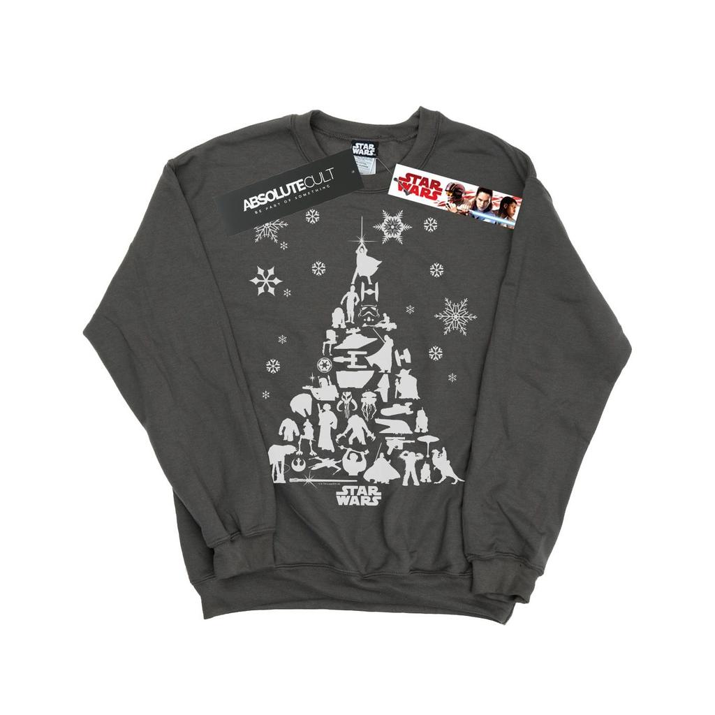 STAR WARS Mens Christmas Tree Sweatshirt