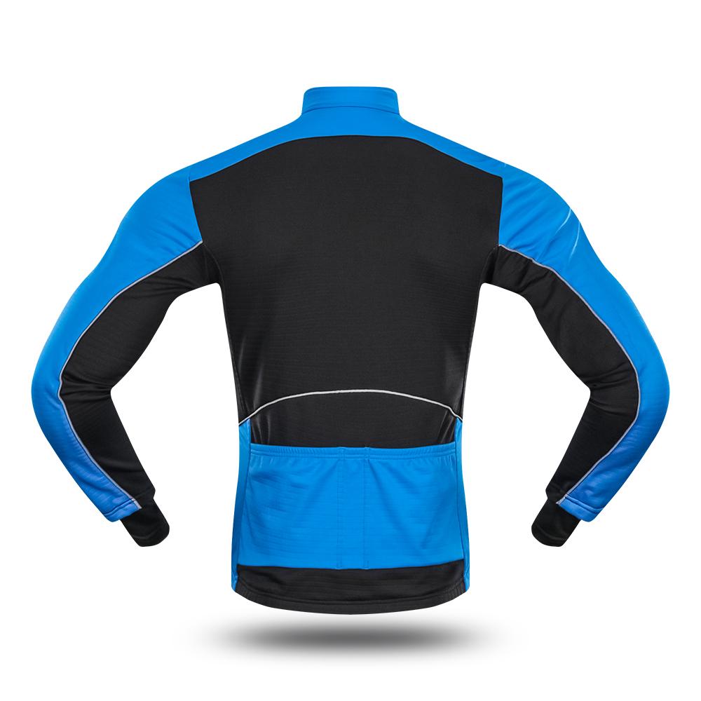 Men's Windproof Cycle Jacket Winter Thermal Polar Fleece MTB Bike Bicycle Riding Running Clothing Sportswear Jacket Coat