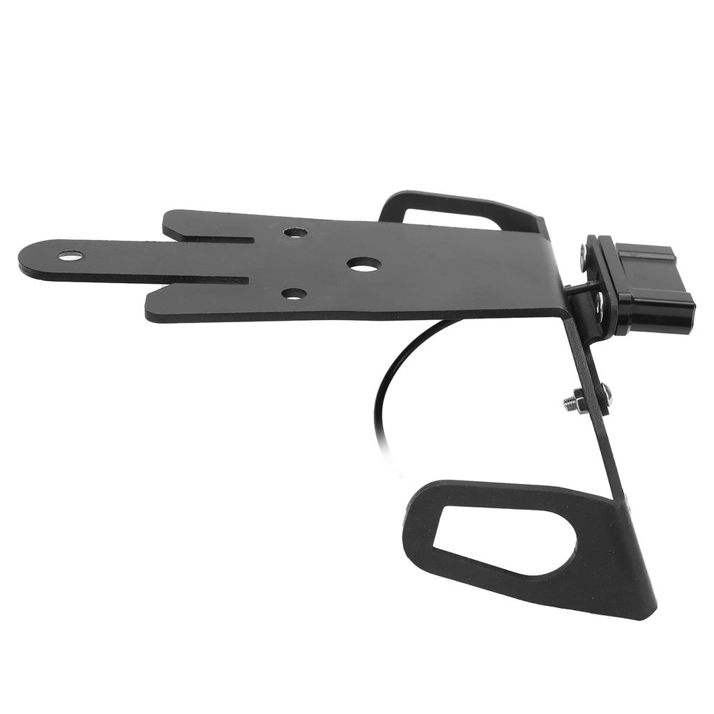 Motorcycle License Plate Mount Holder with LED Light Fit for Kawaski ER‑6N F 2012‑2015