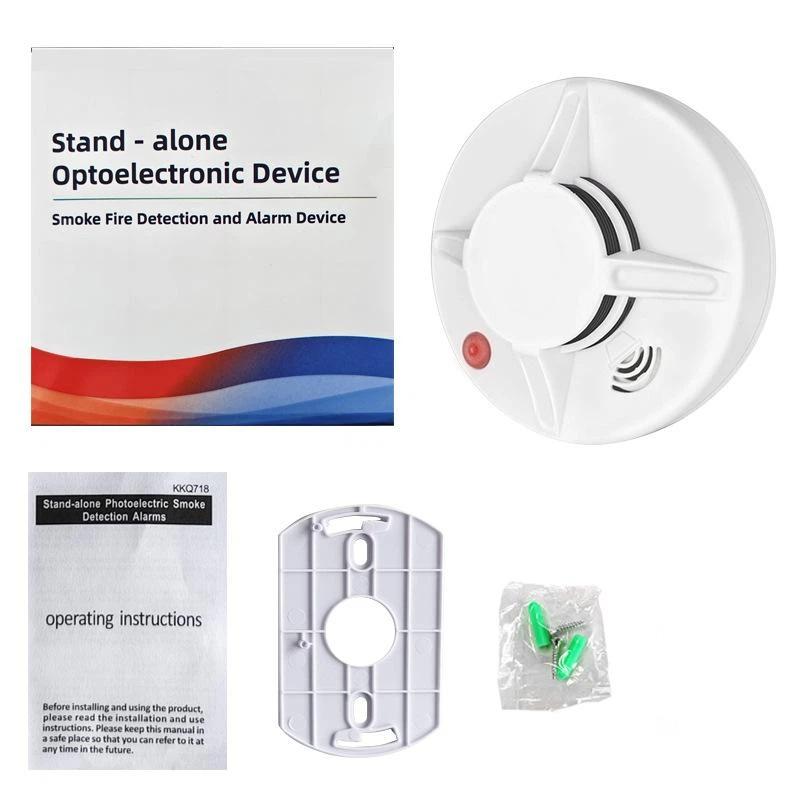 4G Nb Smart Smoke Detector Real Time Sms And Mobile Alert High Sensitivity Fire Alarm For Home Kitchen Warehouse Safety