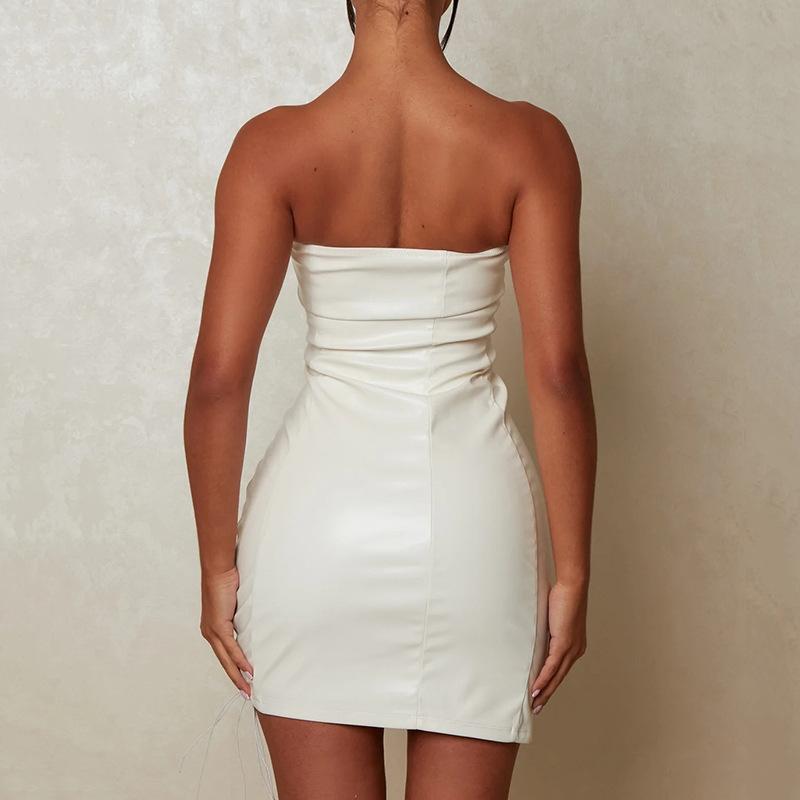Women's Sexy Sheath Strappy Waisted Hip Wrap Dress