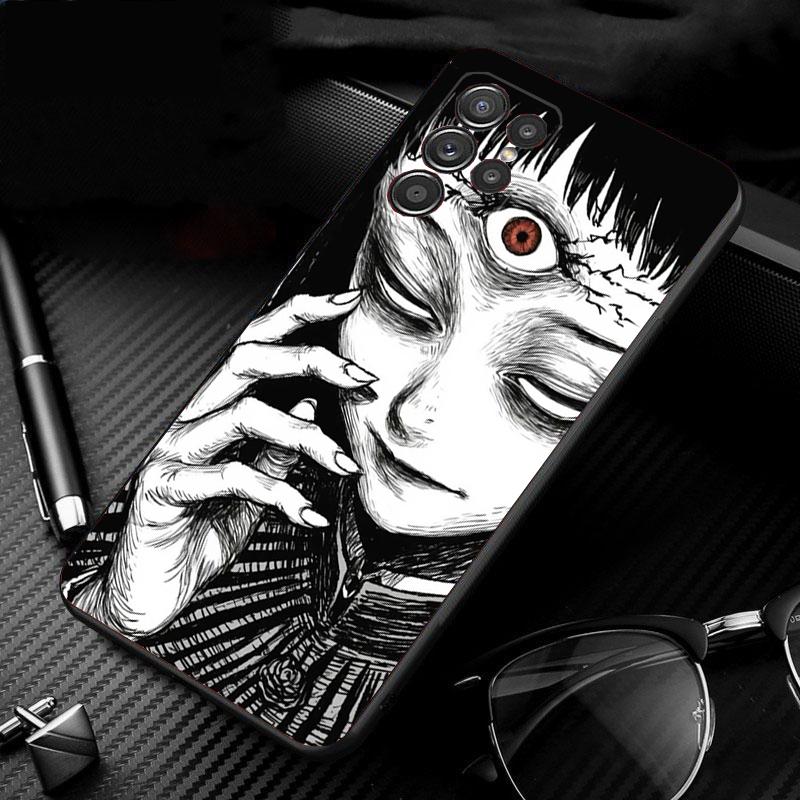 Phone Case For Samsung Galaxy S26 S25 S24 S23 S22 S21 Ultra S24 S23 S22 S21 S25 Plus S24 FE Horror Ghost Girl Art