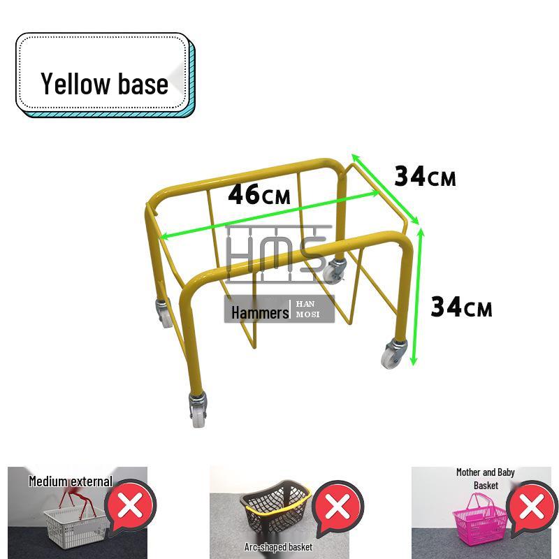 Thickened Handheld Plastic Shopping Basket - Suitable for Snacks, Household Vegetables, and Convenience Stores
