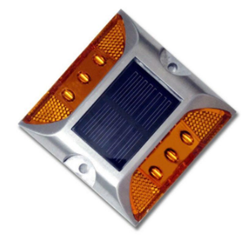 Feb.Ground Marker Lights Double-Sided Warning Light Cast Aluminum Road Stud Lights At Night
