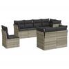 VidaXL Garden Lounge Set with Cushions 8 Pcs, Patio Sofas, Patio Furniture Set, Outdoor Furniture, Grey 3249771