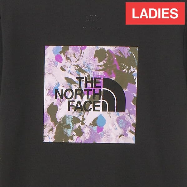 North Run Mesh Square Logo S [The Face] S/S Tee, Black,